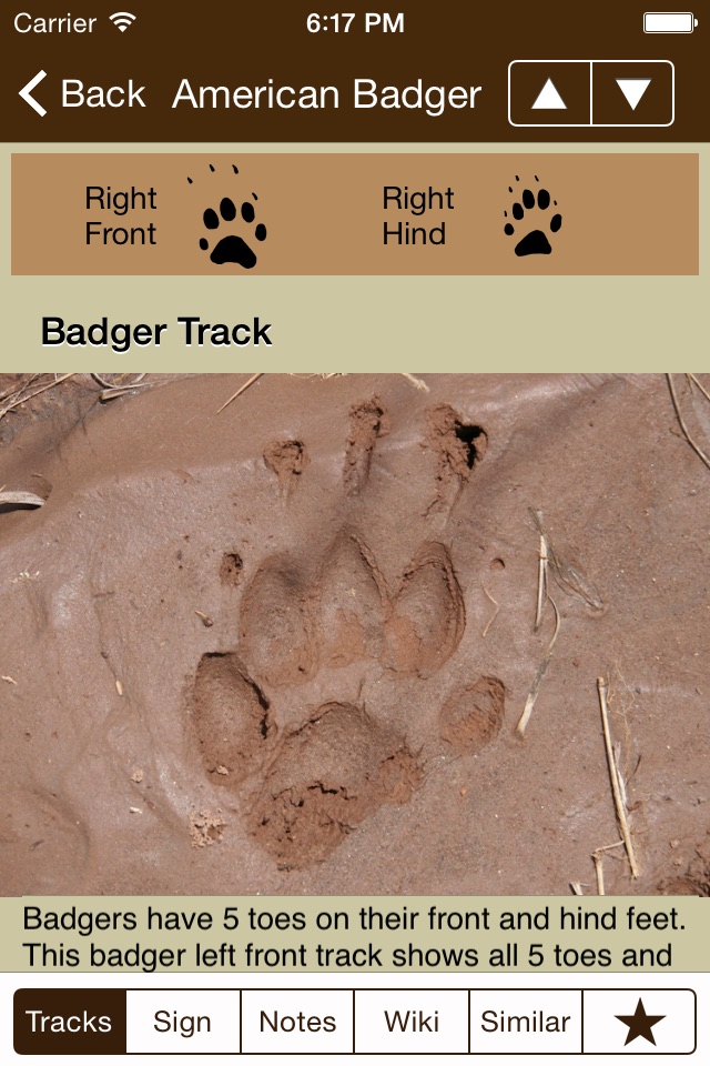 iTrack Wildlife Lite screenshot 2