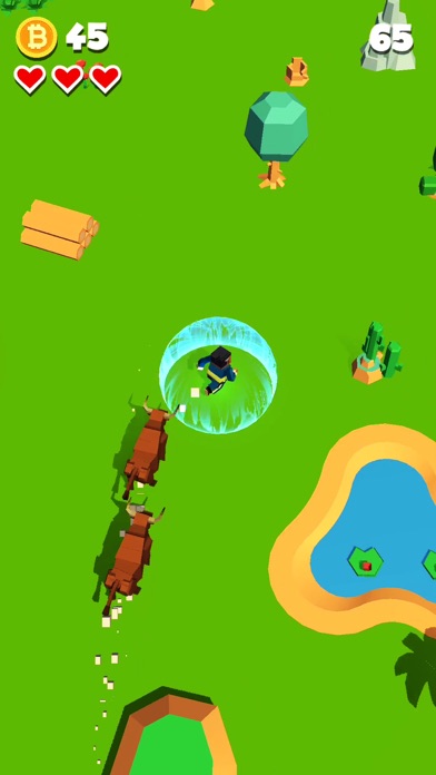 Rodeo Rush - Bull Stampede screenshot 2