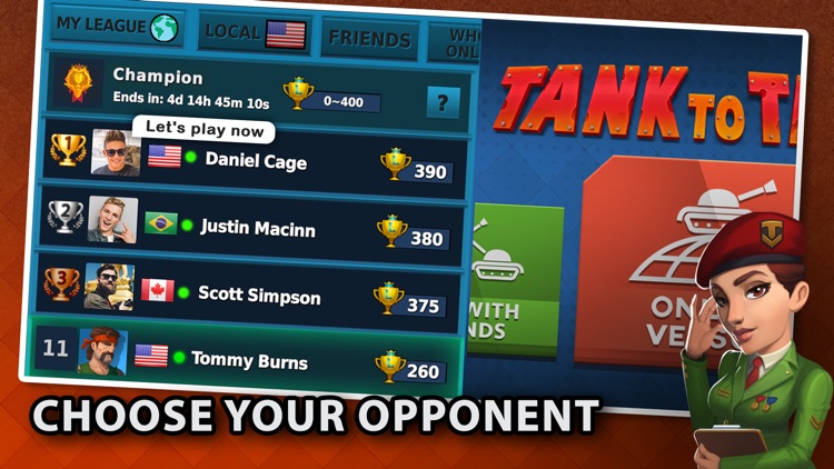 Tank to Tank