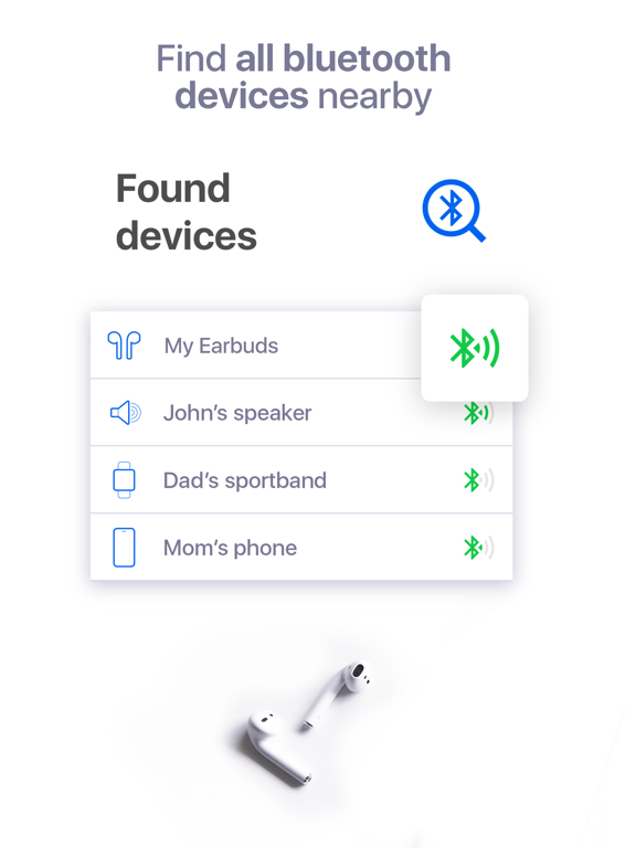 Bluetooth Headphones Finder screenshot