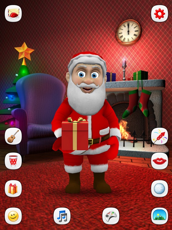 Говорящий Санта Клаус на iPad