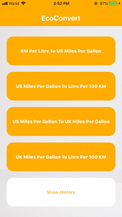 EcoConvert - Fuel Economy