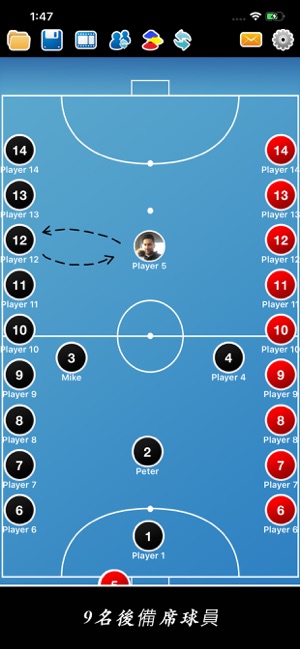 室內五人足球教練戰術板(圖3)-速報App