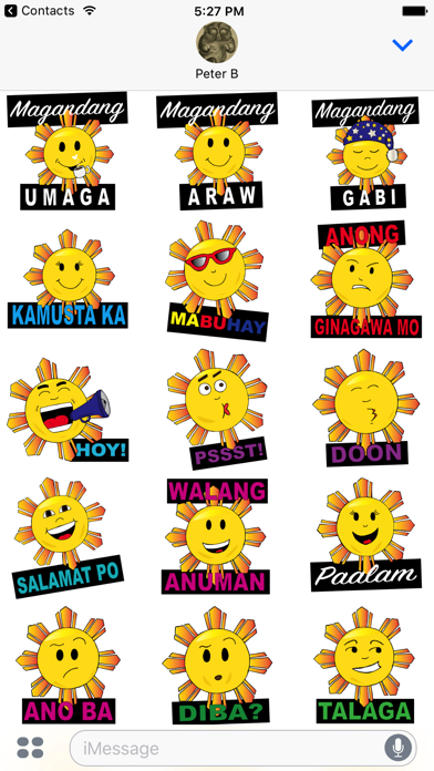 How to cancel & delete Pilipino Stickers from iphone & ipad 1