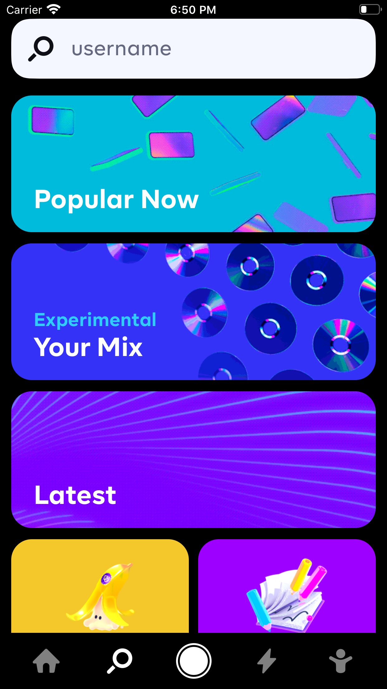 Screenshot do app byte - creativity first