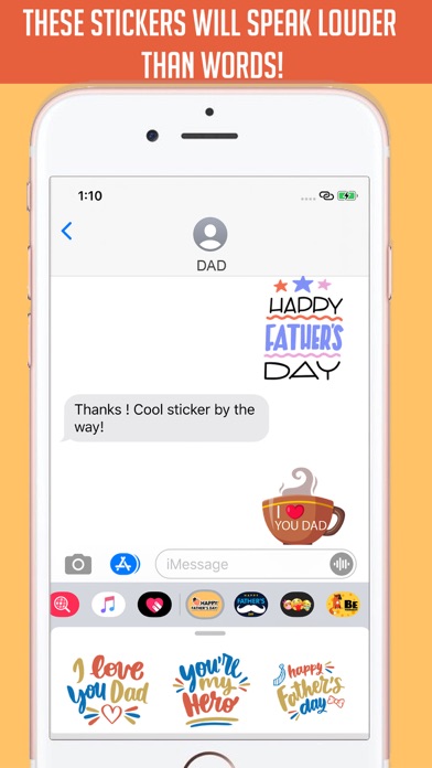 Screenshot #2 pour Father's Day 2020 Stickers