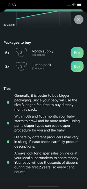 Diaper Calc(圖3)-速報App