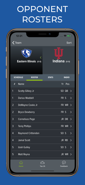 Indiana Football Schedules(圖8)-速報App