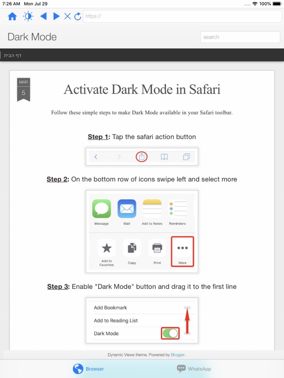 Dark Mode for Safari browserのおすすめ画像3