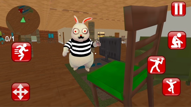 Evil Bunny Neighbor Escape screenshot-3