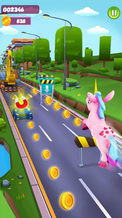 Unicorn Run Rush: Endless Game