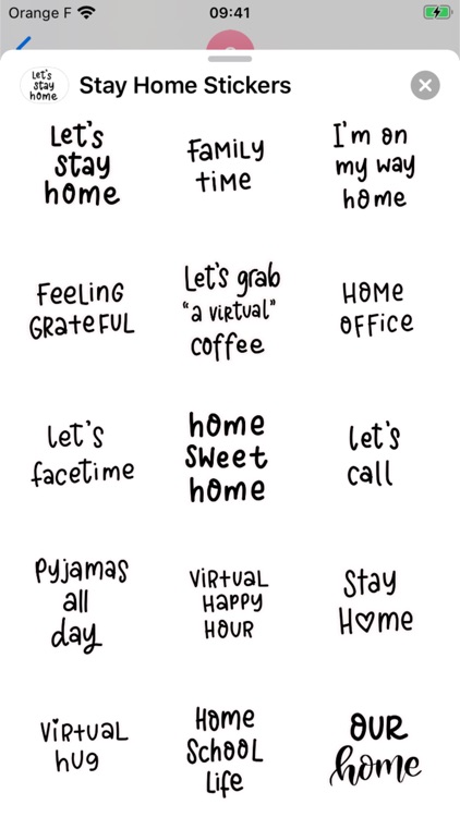 Stay Home Stickers