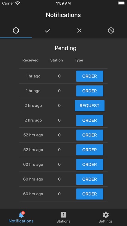 Tap Menu Manager