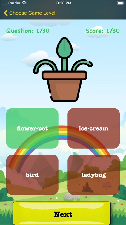 Spring Words Game