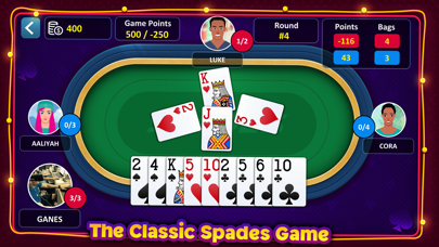 How to cancel & delete Spades: Casino Card Game from iphone & ipad 4