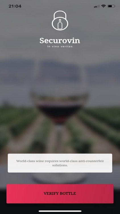 Securovin Wine Verification