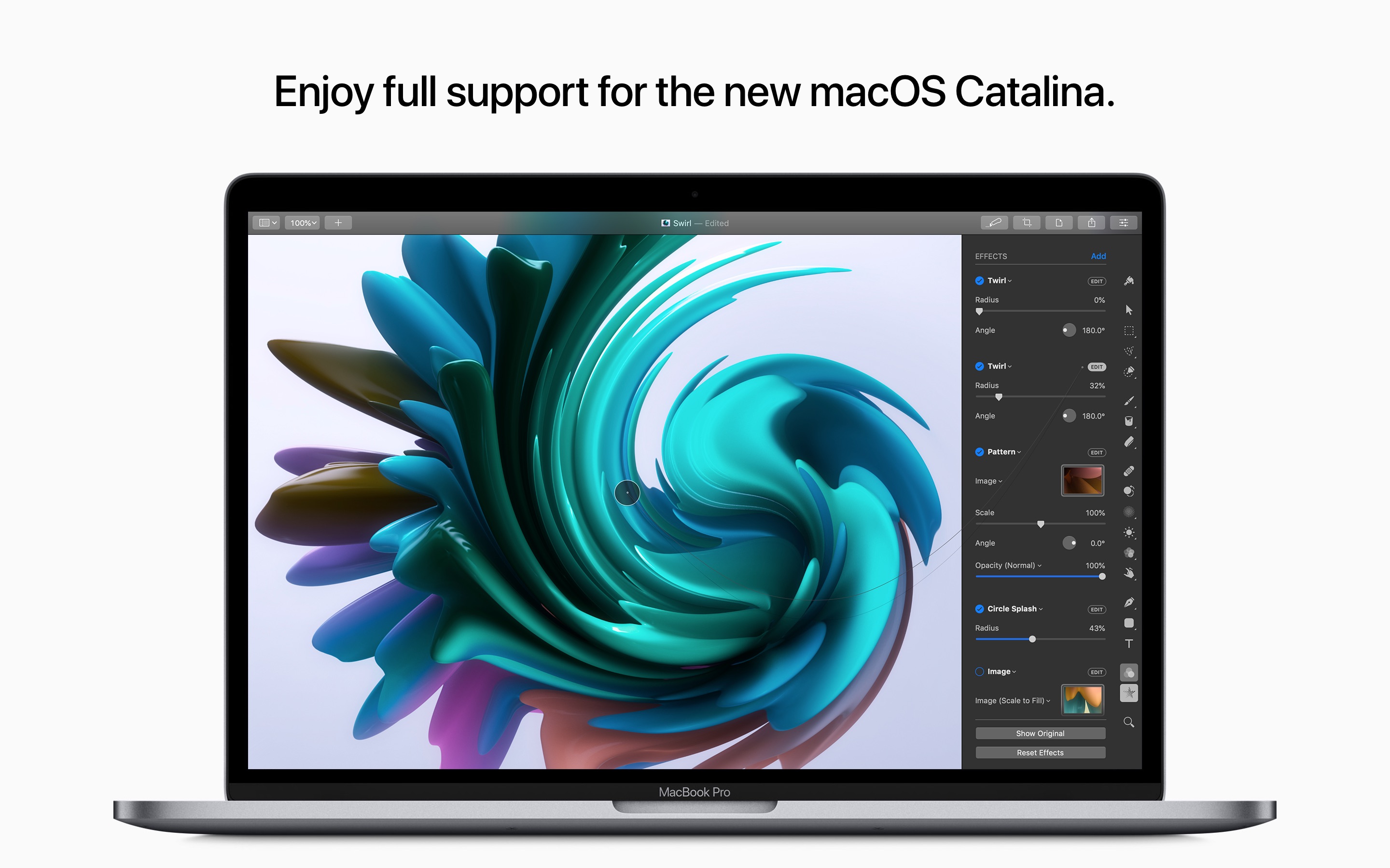 Screenshot do app Pixelmator Pro