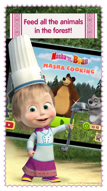 Masha and the Bear: Food Games