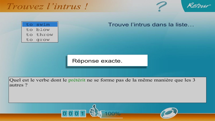 Verbes irréguliers anglais HD screenshot-3