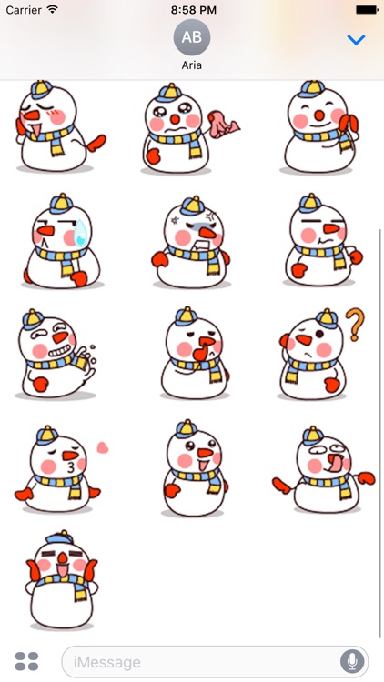 Animated Lonely Snowman