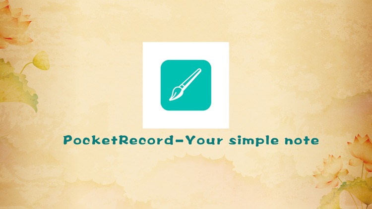 PocketRecord-Your simple note