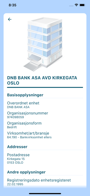 Søk i Brønnøysundregisteret(圖5)-速報App