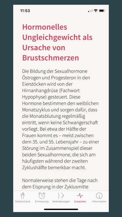 Selbstuntersuchung der Brust screenshot-4