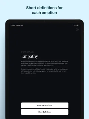 Captura de Pantalla 1 Emotions Dictionary iphone