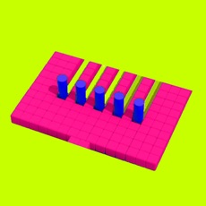 Activities of Sticky Block 3D! Collect Cubes