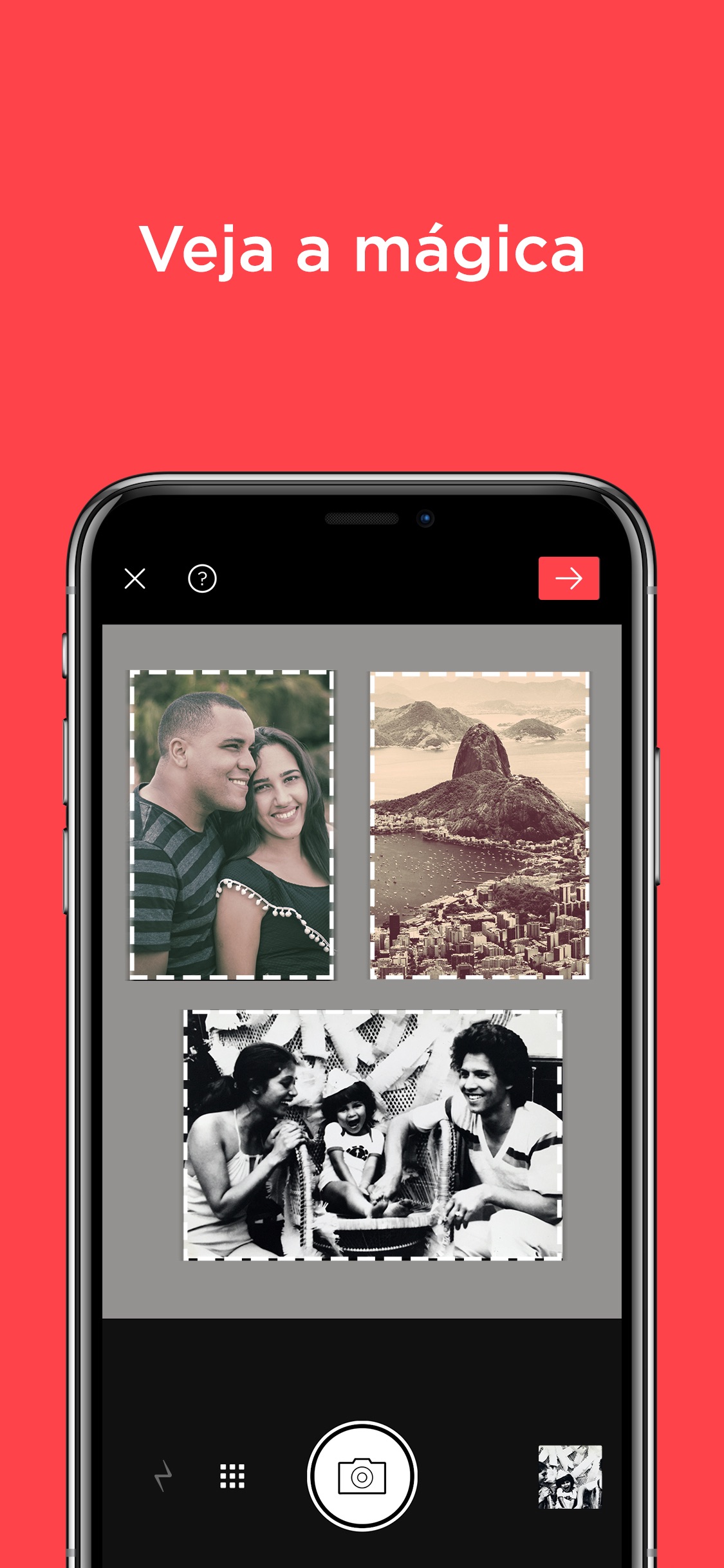 Screenshot do app Digitalizador de Fotos Plus