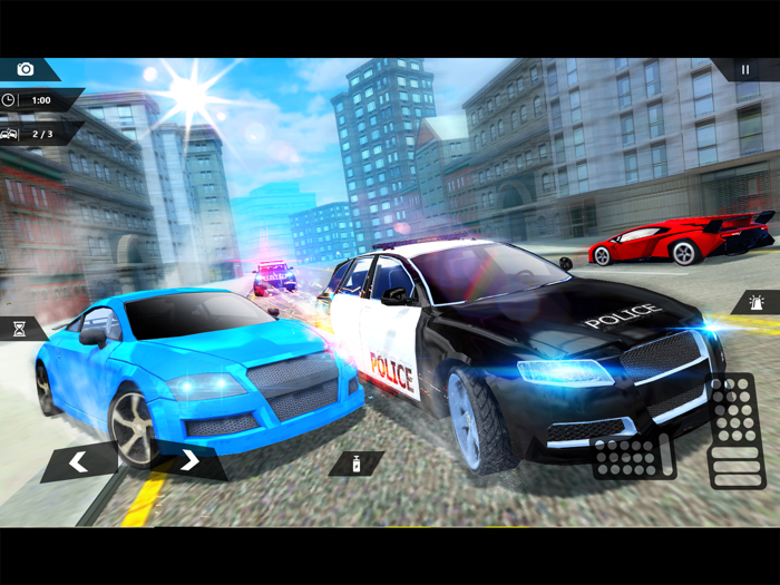 mô phỏng xe cảnh sát