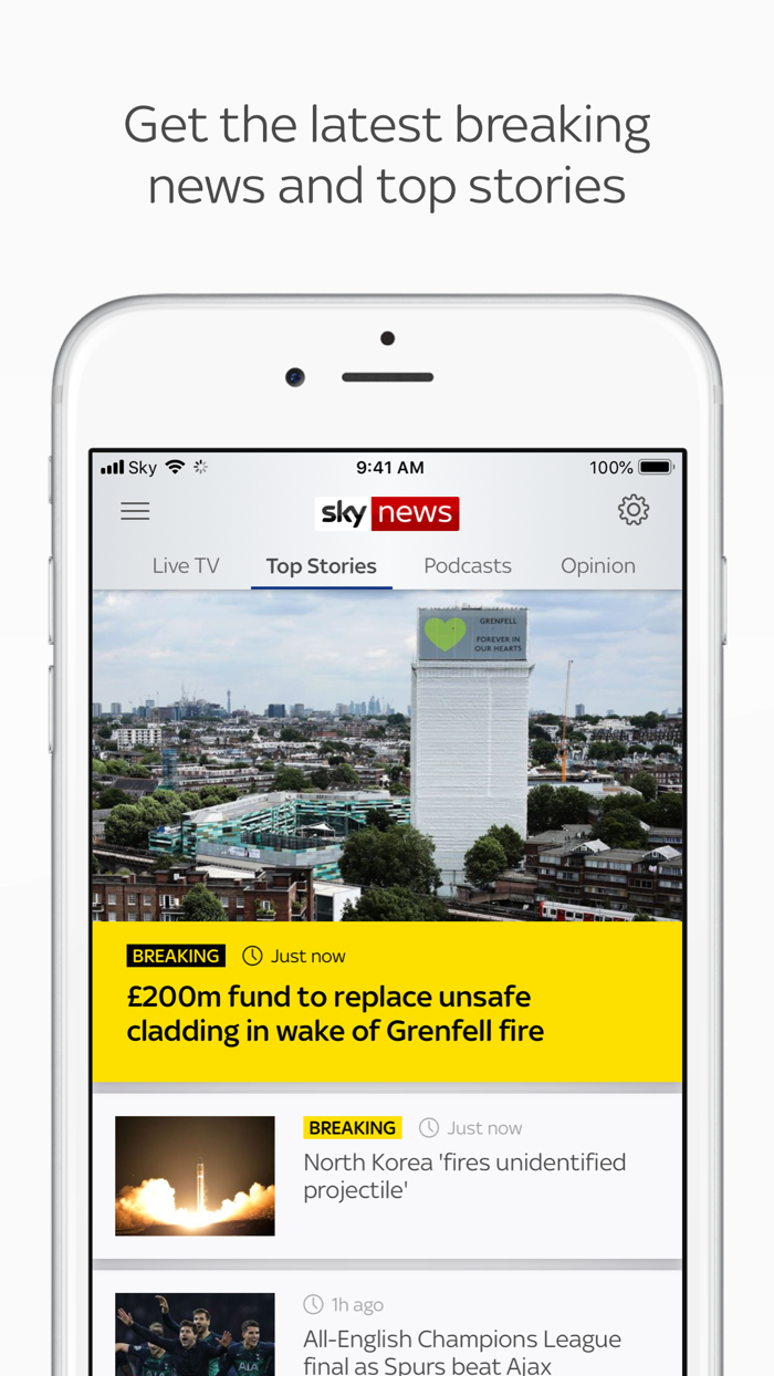 Sky News Breaking, UK  World