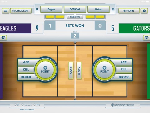 ScoreVision Volleyball - náhled