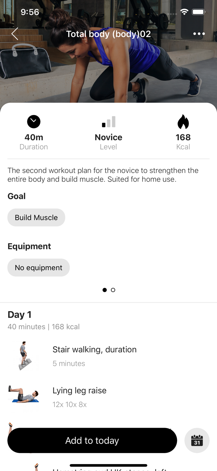 WOTWF - Workout planner