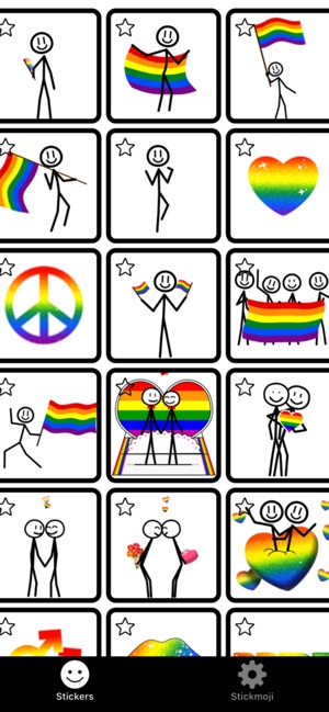 Stickmoji Gay LGBT Stickers(圖3)-速報App