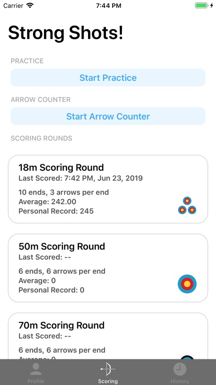 Rise - Archery Scoring Tracker screenshot-0