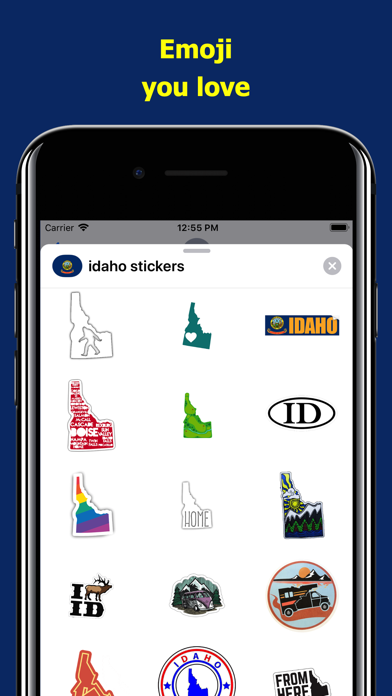 Idaho emoji - USA stickers screenshot 2