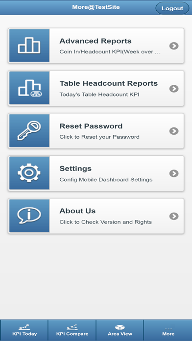 IGT Mobile Dashboard screenshot 2