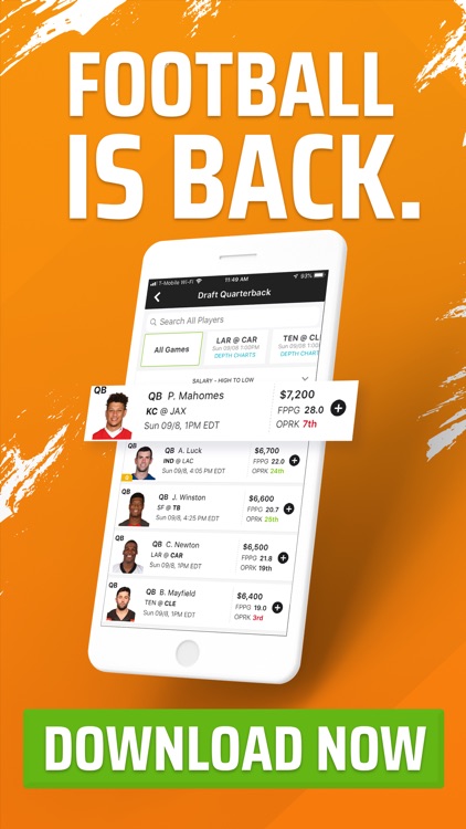 DraftKings Fantasy Football screenshot-4