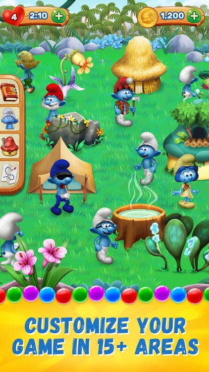 Smurfs Bubble Shooter Story screenshot-3
