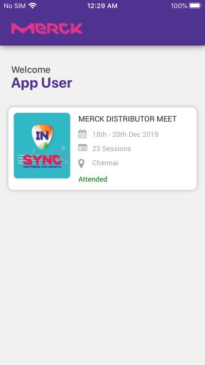 Merck Connect: Events, Engage