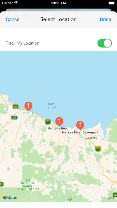 Tasmania Tide Times screenshot1