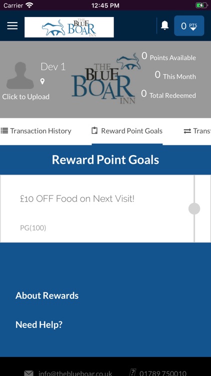 Blue Boar Loyalty