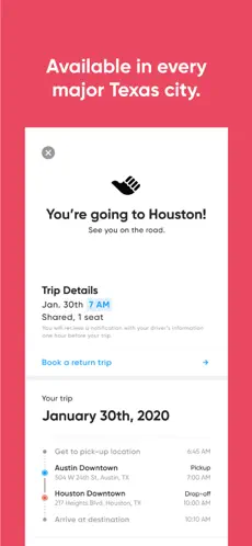 Screenshot 5 Hitch - City-to-City Rideshare iphone