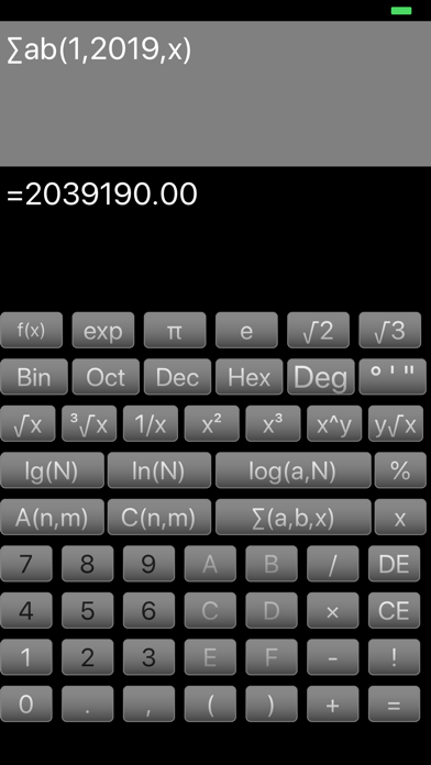 小灰计算器 - 无限表达式科学计算机 screenshot 4