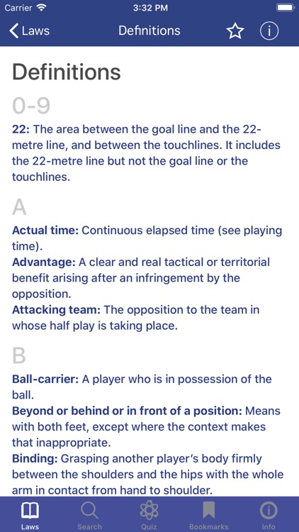World Rugby Laws of Rugby