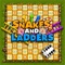 The game Snakes and ladders is a classic board game known by chutes, Ludo, ladders or slides and stairs