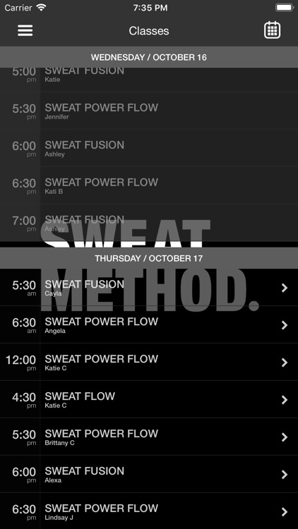 Sweat Method