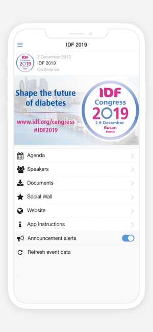 IDF Congress 2019(圖2)-速報App