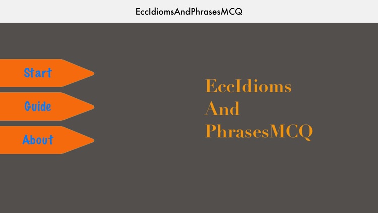 EccIdiomsAndPhrasesMCQ